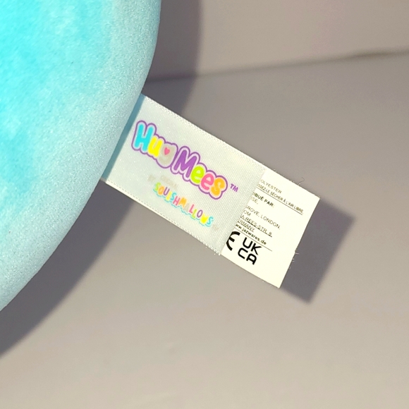 HOBART 🐹 12" Teal Cream & Pink Hamster HugMees Easter 2023 Squishmallow NWT - Picture 7 of 8